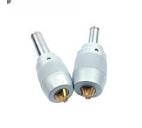 Vástago recto automático C20 C25 C32 APU13 APU16, portaherramientas serie C Apu CNC, soporte de herramientas de torno autoajustable integrado, 1 ud.(Silver body and gold,C20-APU13)