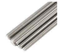 VáStago Roscado 1/5/10 Uds M2 .5 M3 M4 M5 M6 304 tornillo de varilla roscada completa acero inoxidable perno sin cabeza roscado(1pcs,M2.5x250)