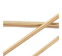 VáStago Roscado 2 uds M2 .5 M3 M4 M5 M6 * 100/150/200/250 varilla roscada de latón perno barra rosca completa(200mm,M3 2pcs)