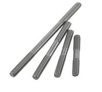 VáStago Roscado M4 * 190 M4x190 200 M4x200 250 M4x250 304 Acero inoxidable 304ss tornillo sin cabeza varilla roscada de doble extremo perno prisionero(2Pcs M4x200)