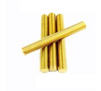 VáStago Roscado Varilla roscada de latón M3 M4 M5 M6 M8 M10 M12 M14 M16 L20mm 30 40 50 100mm perno métrico totalmente macizo todos los pernos barra roscados(200mm,M3)