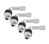 Vástagos de Las Válvulas del Neumático de la Rueda del Coche, Vástagos de la Válvula del Neumático del Ángulo de 4pcs 90 Grados para el Neumático de la Motocicleta del Coche