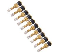 Vástagos de Válvula de Camión TR500, Abrazadera de Latón Resistente para Reemplazo de Neumáticos sin Cámara, 10 Uds.