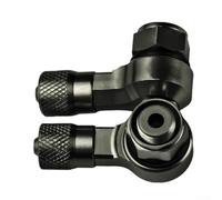 Vástagos de válvula de motocicleta de aleación de aluminio con superficies mecanizadas para un ajuste y rendimiento fiables en varios modelos de motocicleta y neumáticos (titanio)