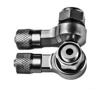 Vástagos de válvula de neumático de motocicleta de aleación de aluminio con mecanizado para un ajuste e integridad fiables para la mayoría de válvulas de neumáticos de rueda de motocicleta (plata)