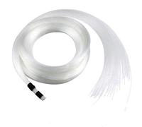 VASTFIRE Cable de fibra óptica LED de 3 m, 300 unidades, 0,75 mm (0,03 pulgadas), plástico PMMA End Glow LED Fiber Optic Cable para iluminación de techo Starlight