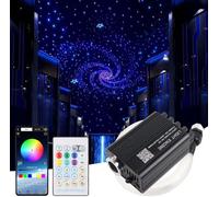 VASTFIRE Twinkle LED Fibra Óptica Estrella, 1000 Unidades x 0,5 mm x 3 m, Mando a Distancia App/RF
