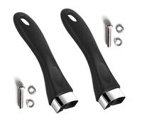 Vastsea 2 Piezas Mango de Baquelita de Repuesto, Accesorios para Ollas, Mango de Wok Agarraderas, para Cacerola de Cocina Accesorios de Utensilios (16×4,1cm)