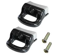 Vastsea 2 Piezas Mango de Olla a Presión, Olla Mango de Olla Corto, Mango de Olla Corto con Tornillos, para Ollas de Sopa, Vaporeras, Repuestos Mango de Olla Utensilios de Cocina (Negro)