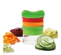 Vastsea Espiralizador y rallador de verduras, Cortador en Espiral para Verduras, Cortador de Espaguetis, Fideos de Verduras, Cortador en Espiral para Calabacín, Zanahoria, Pepino, Patatas, Cebolla