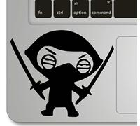 Vati Calcomanía de vinilo con diseño de hojas extraíbles The Last Samurai Ninja Humor hecho a mano para teclado de Apple MacBook Pro Air Mac Laptop