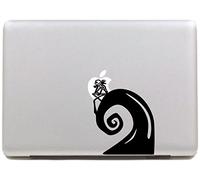 Vati Hojas desprendibles Creativo Piel pensativo Hombre del Cráneo Sticker Decal Arte Negro para Apple Macbook Pro Aire Mac 13" 15" Pulgadas/Unibody 13" 15" Pulgadas Portátil