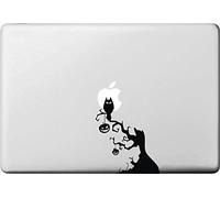 Vati hojas desprendibles Flying Beasties búho etiqueta del vinilo de la etiqueta engomada de la piel de Arte Negro para Apple Macbook Pro Aire Mac de 13 pulgadas "15" / 13 Unibody 15 "pulgadas portátil
