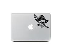 Vati Hojas Extraíble Cráneo Killer Vinilo Adhesivo Piel Arte Negro para Apple MacBook Pro Aire Mac 13 "15" Pulgadas/Unibody 13 "15 Pulgadas Portátil