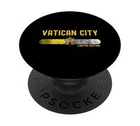 Vatican City Flag | Vatican Vintage Distressed PopSockets PopGrip Adhesivo