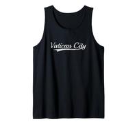 Vatican City Varsity Style Retro Throwback Classic Camiseta sin Mangas