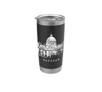 Vaticano Basílica de San Pedro Abanico Cité du Vatican Vaso térmico de acero inoxidable de doble pared