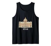 Vaticano Italia Viaje Souvenir Gift Historic City Landmark Camiseta sin Mangas