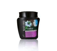 Vatika Mascarilla Capilar Multivitamínica con Aceite de Semillas Negras 500g - Nutre con Vitaminas A, E, F, da brillo y fuerza, mejora la hidratación, estimula el crecimiento del cabello
