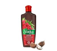 Vatika Naturals Aceite de ricino para el cabello, 200 ml, impregnado con aceite de ricino, romero y extractos de limón cítricos, promueve un cabello de aspecto más grueso