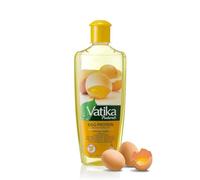 Vatika Aceite Capilar Ecológico con Proteína de Huevo 200 ml - Rico en Vitaminas A, E, F, Macadamia y Aguacate para un cabello fuerte y brillante - favorece el crecimiento del cabello