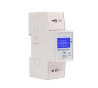 Vatímetro monofásico de carril Din, consumo energía, medidor electrónico vatios, 5-80A, 230V CA, 50Hz con función reinicio