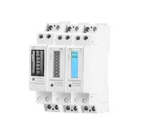 Vatímetro monofásico de dos cables con retroiluminación LCD, consumo energía, medidor vatios, CA 5-32A, 230V, 50Hz, montaje en Riel Din eléctrico(DDS518C Analog)