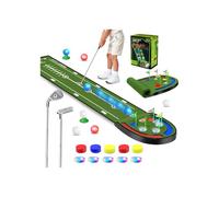 VATOS Juego de Golf de Interior: tapete de minigolf para niños con Bolas y Hoyos LED, Palos de Golf, Regalo Divertido para niños, Adolescentes y Adultos, Ideal para Jugar en Interiores y Exteriores
