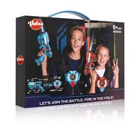 VATOS Laser Tag 360°Sensors Set de 2 Jugadores, Pistola láser Recargable de Infrarrojos de 2,4 GHz con Pantalla de Datos en Tiempo Real, Pistolas de Juguete para niños a Partir de 6 años