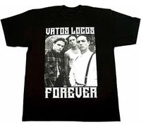 Vatos Locos Forever T Shirt Blood in Blood out Bound by Men's tee New Black