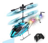 VATOS RC Helicóptero - Helicóptero teledirigido 2.4G con luz LED, Altura Fija, despegue con una Sola tecla, Aviones RC para Interiores Regalos de Fiesta Ideales para niños y niñas