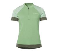 VAUDE Altissimo Q-Zip - Camiseta para Mujer, Aloe Vera, Talla 38 EU