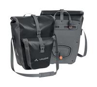 VAUDE Aqua Back Plus - Alforjas para Bicicleta - Juego de 2 Bolsas para Bici adaptables a la Carga e Impermeables - Par de portabultos para Rueda Trasera