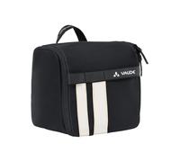 Vaude Banaba - Neceser Grande de Viaje para Colgar con Espejo, Soporte para cepillos de Dientes y Compartimentos organizadores, sin PVC, Ideal para Viajes, Color Negro