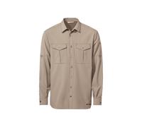 Vaude Camisa Rosemoor LS II (lino liso) Camisa de senderismo para hombre