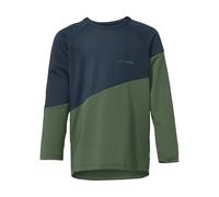 VAUDE Camiseta de manga larga Kids Moab azul/verde 146/152