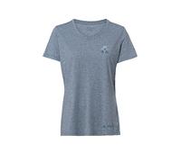 VAUDE Camiseta funcional de mujer Skomer III Print azul oscuro | 34