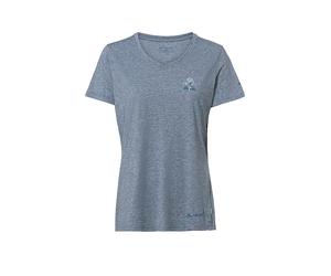 VAUDE Camiseta funcional de mujer Skomer III Print azul oscuro | 44