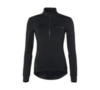 VAUDE Camiseta Womens Kuro Halfzip LS negro
