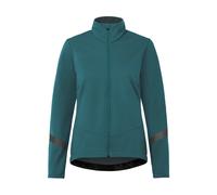 VAUDE Chaqueta de ciclismo para mujer Matera Softshell III azul/verde S