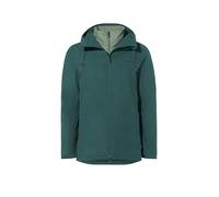 VAUDE Chaqueta de senderismo para mujer Mineo 3in1 con capucha verde oscuro | 42