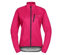 VAUDE Chaqueta Impermeable Ligera para Mujer, Impermeable y Ligera, tecnología Ceplex Activa, Transpirable y compacta, Respetuoso con el Medio Ambiente con Acabado ecológico, Detalles Reflectantes