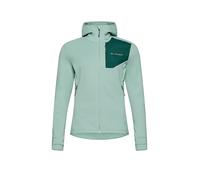 VAUDE Chaqueta polar para mujer Monviso III con capucha verde | 34