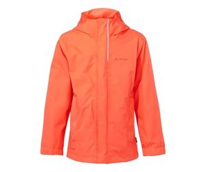 VAUDE Chubasquero infantil Escape Light IV, chaqueta impermeable y cortavientos para exteriores, cortavientos transpirable con capucha, chaqueta de senderismo respetuosa con el clima