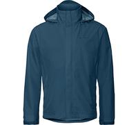 VAUDE Chubasquero para hombre Escape Light, chaqueta impermeable para exteriores, cortavientos transpirable con capucha, chaqueta de senderismo respetuosa con el clima