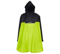 VAUDE Covero Poncho II, Amarillo neón y Negro, Small Unisex Adulto