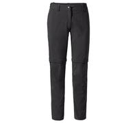 Vaude Farley Pantalones Capri con Cremallera, Mujer, Negro, 34