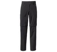 VAUDE Farley Stretch T-Zip Pants II, Hombre, Negro (Black), 48/S Largo