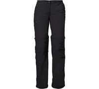 Vaude Farley ZO - Pantalones de senderismo para mujer, color negro, talla 42/L
