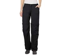 Vaude Farley ZO - Pantalones de senderismo para mujer, color negro, talla 46/XXL